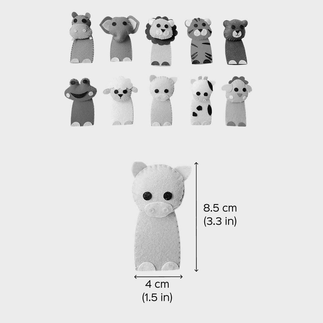 Jeu éducatif 12 Mois Marionnettes à Doigts Animaux Ferme The Puppet Jeu éducatif 12 Mois Marionnettes à Doigts Animaux Ferme The Puppet