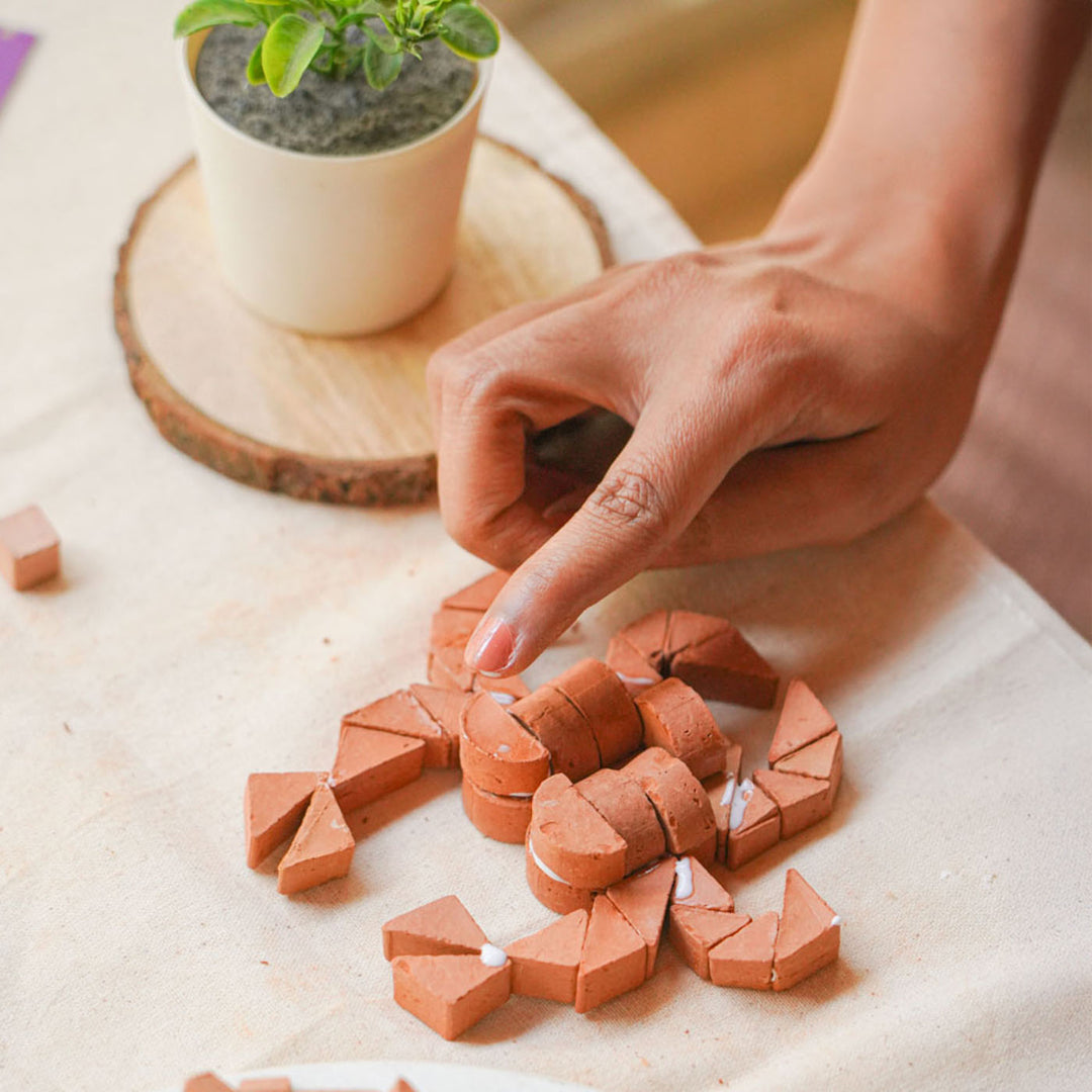 3 Spiders | Terracotta Minature Bricks DIY Construction Set | Suitable For Age 4+ Years