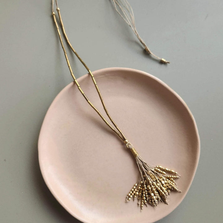 Handmade Arabella Brass Necklace