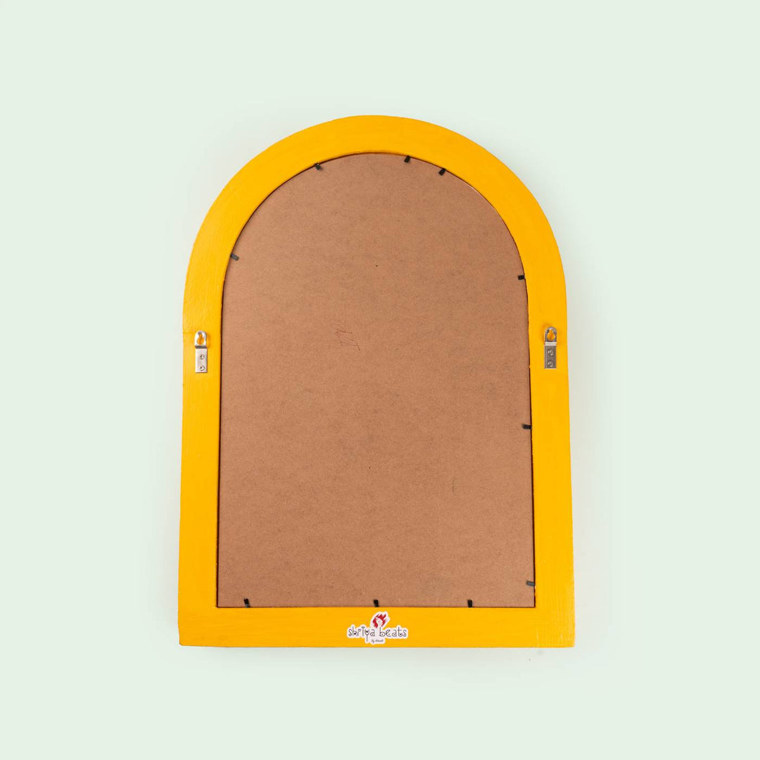 Arched Wooden Scenic Art Print Window Frame