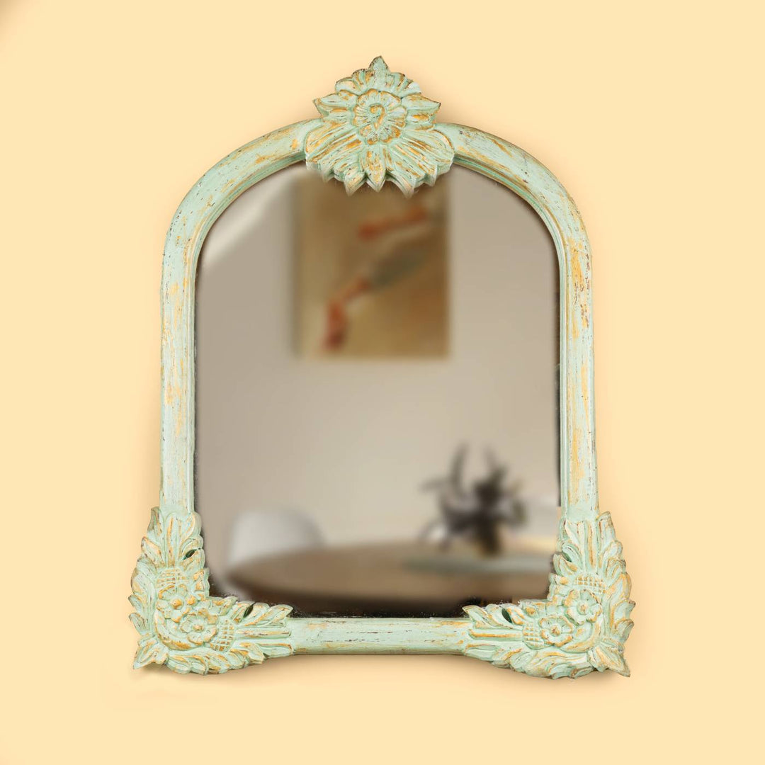 Victorian Vintage Pine Wood Mirror Frame