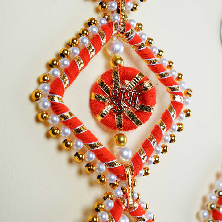 Layered Parrot Festive Wall Hangings I Set of 2