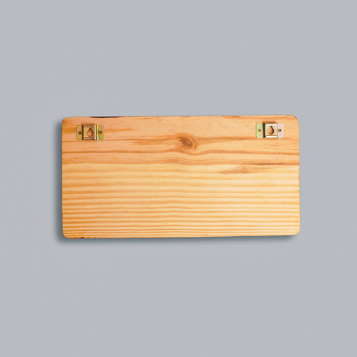 Handcrafted Personalized Distressed Pinewood Nameplate - Zwende