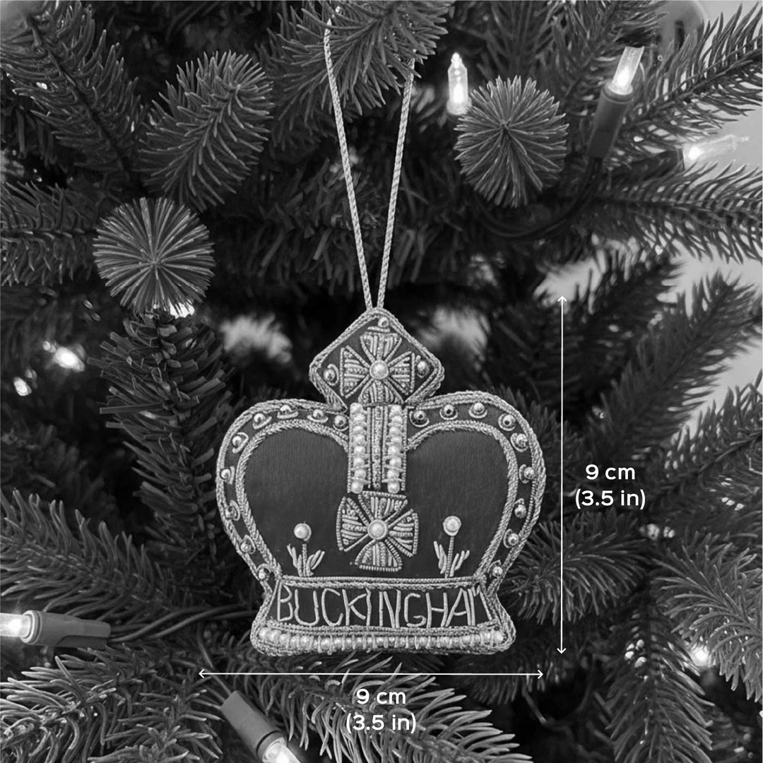 Buckingham Crown Sequin Premium Zardozi Ornament