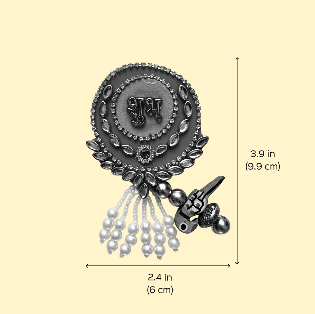 Handmade Beaded Shubhlabh Parrot Charm Festive Decor