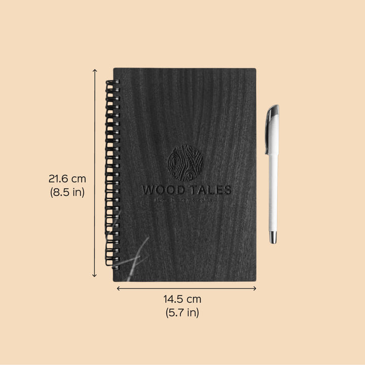 Personalized "Love You Dad" Wooden Journal For Fathers | 100 Pages
