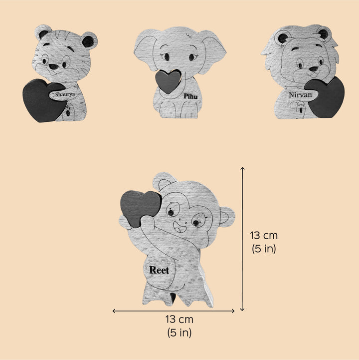 Personalized Kids Theme Wooden Figurine