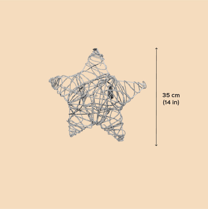 Handmade Banana Rope Hanging Christmas Star