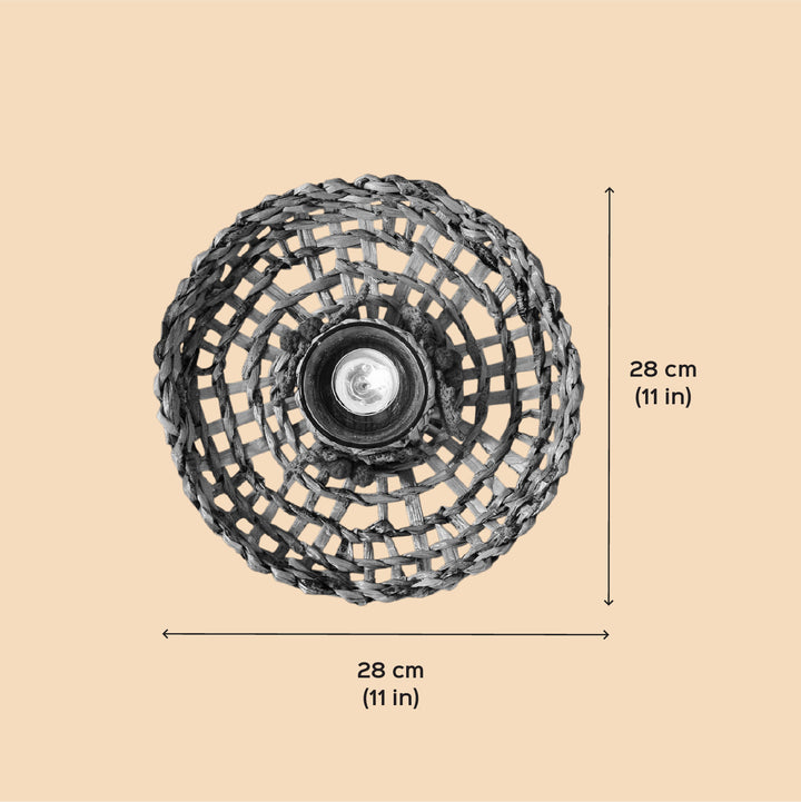 Ecofriendly Banana Holly Berry Candle Wreath
