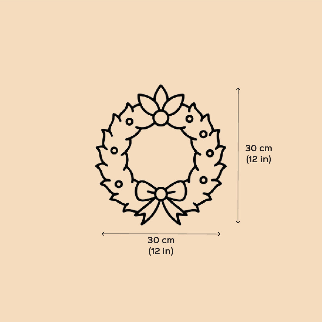 Lightweight Ecofriendly Banana Frill Wreath