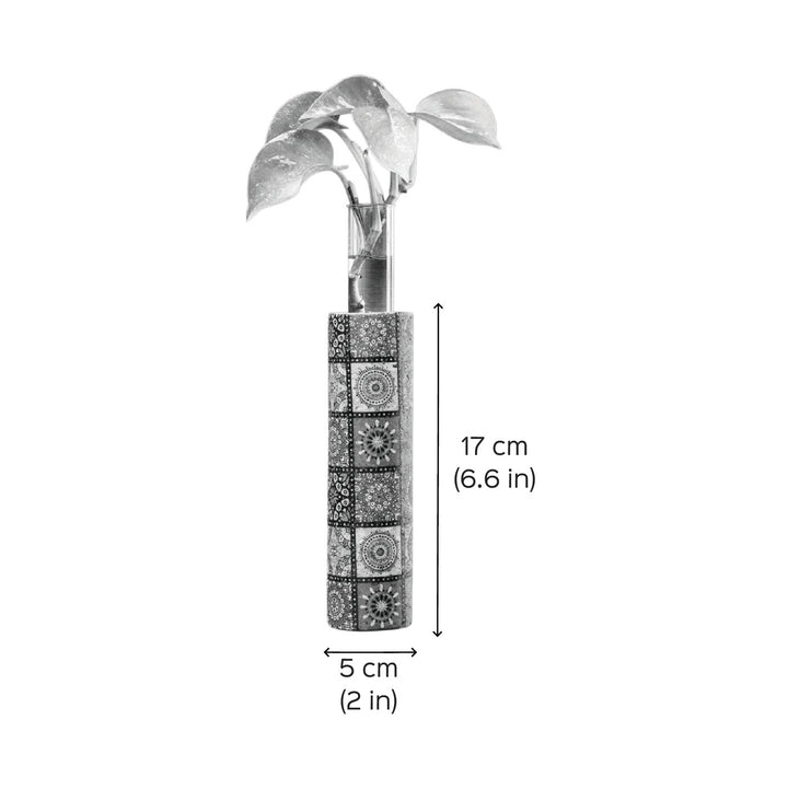 Handmade Mosaic' Magnetic Test Tube Cork Planter