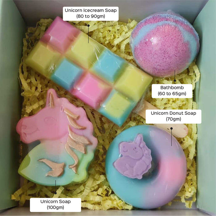 Handmade Unicorn Shea Butter Gift Hamper | Set Of 5