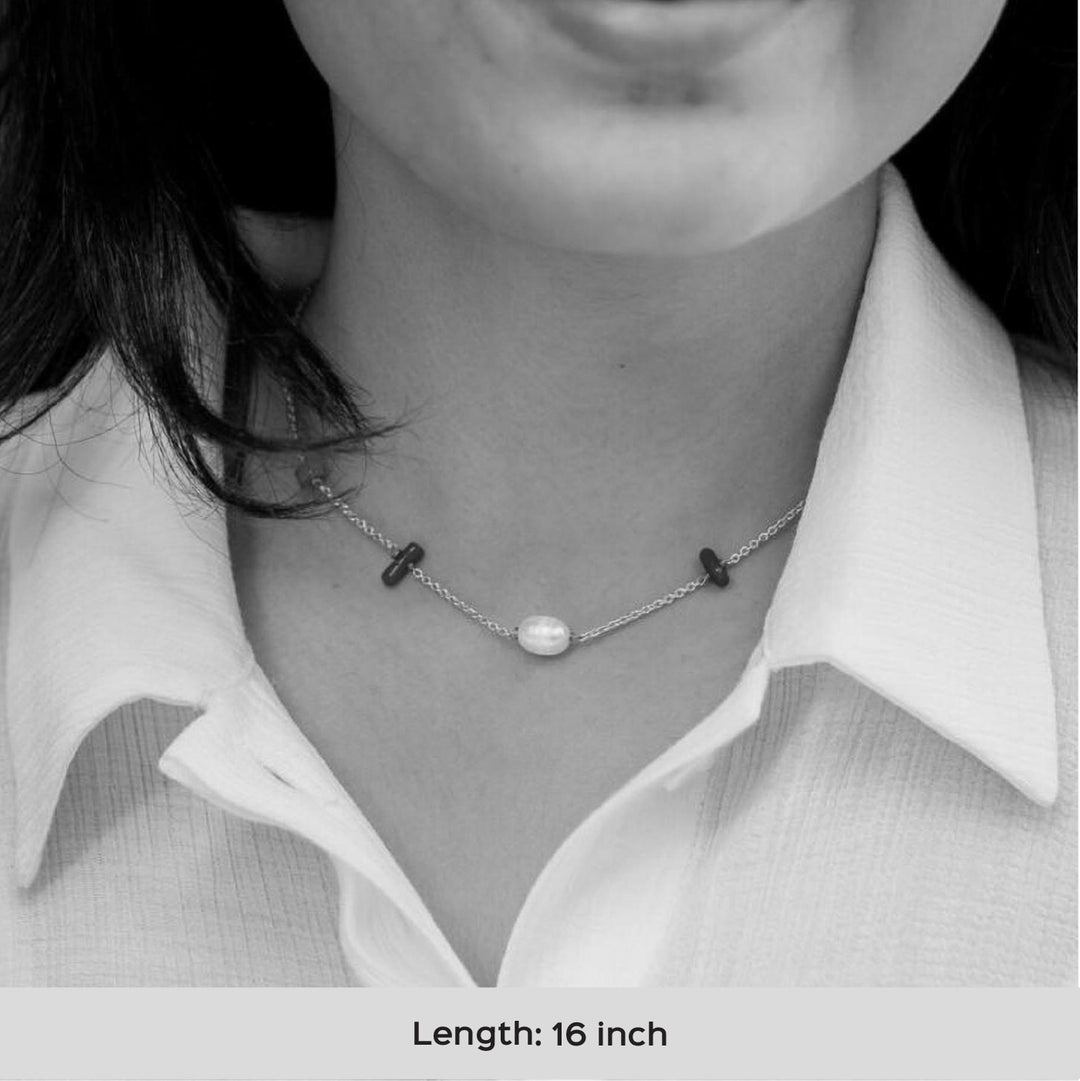 Handmade Corals Lapis And Pearl Choker Necklace