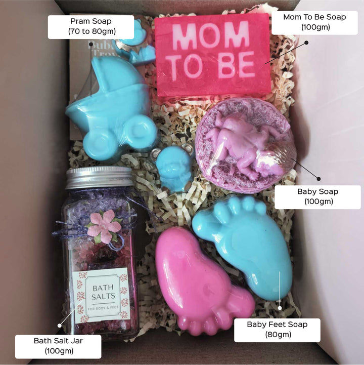 Handmade Baby Shower Gift Hamper | Set Of 9