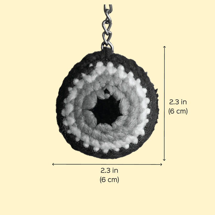 Handmade Crochet Evil Eye Ornament For Christmas Decoration