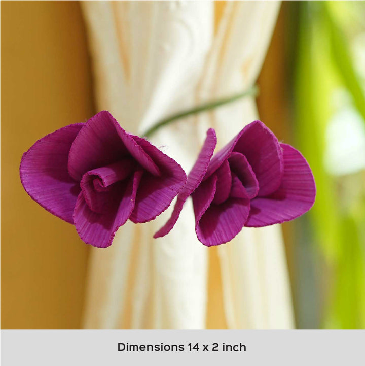 Handmade Tulip Design Paper Curtain Tie-Back