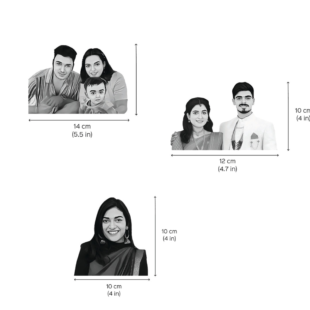 Photo Personalized Printed Acrylic Caricature Cutout