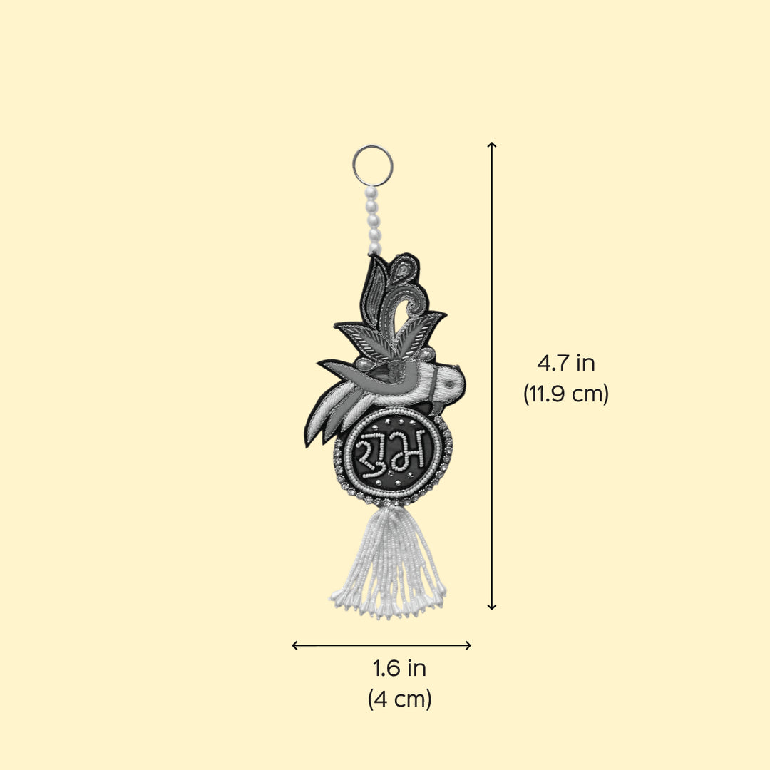 Handmade Beaded Parrot Shubhlabh Hanging