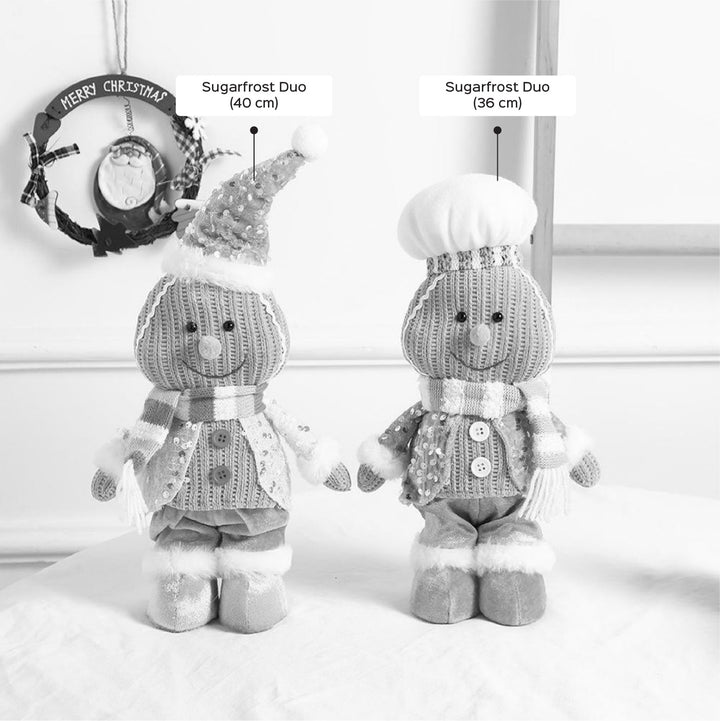 2 Pc | Sugar Frost Gingerbread Duo Plush Figurine