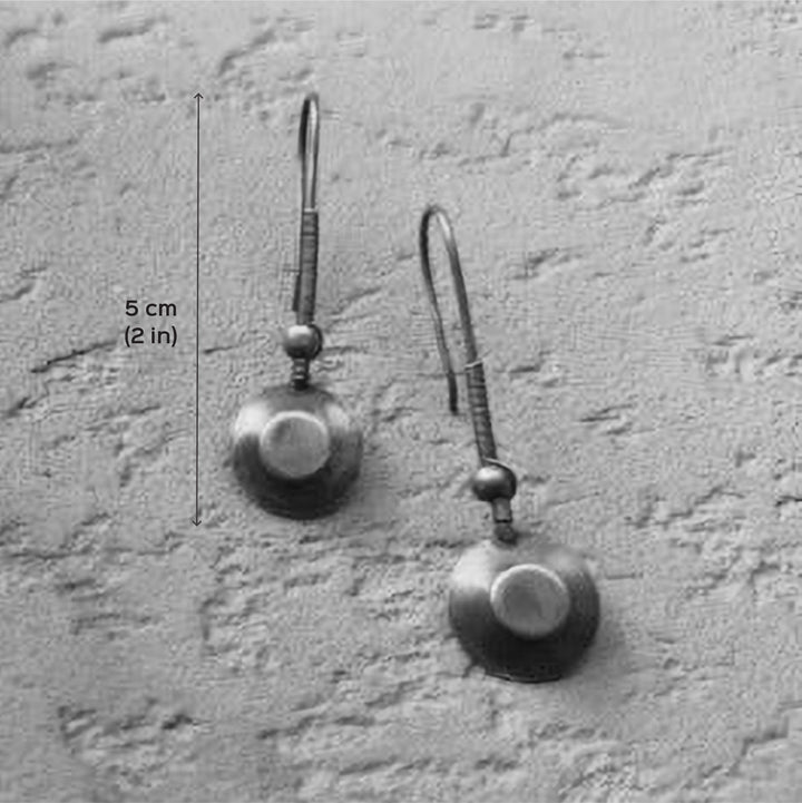 Contemporary Shield Hooks Earrings