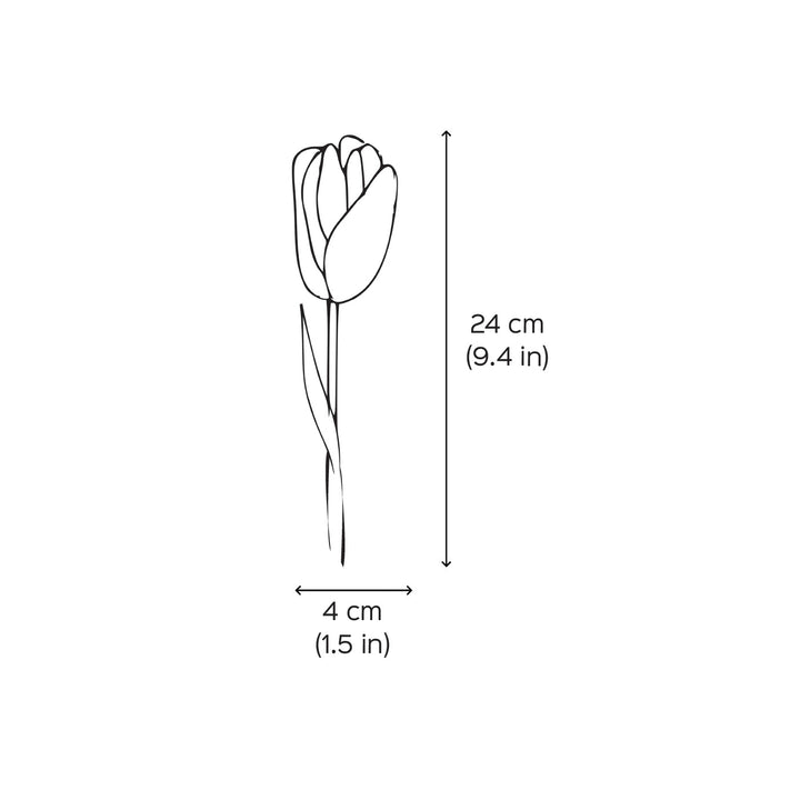 Handmade Crochet Tulip Flower | Set Of 2