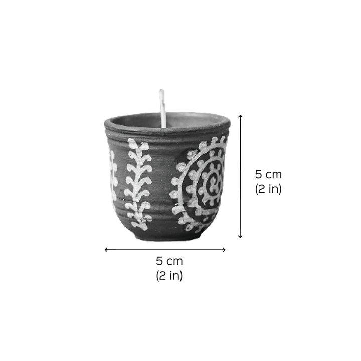 Handmade Scented Candle With Mitti Kulhad | Set of 2