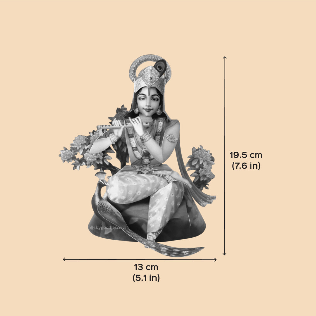Handmade Printed Krishna Design Paper DIY Kit