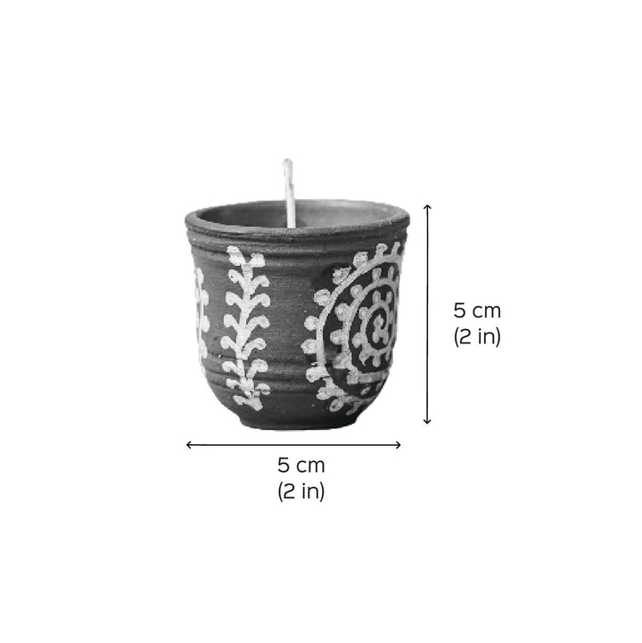 Set of 8 | Handmade Scented Candle With Mitti Kulhad