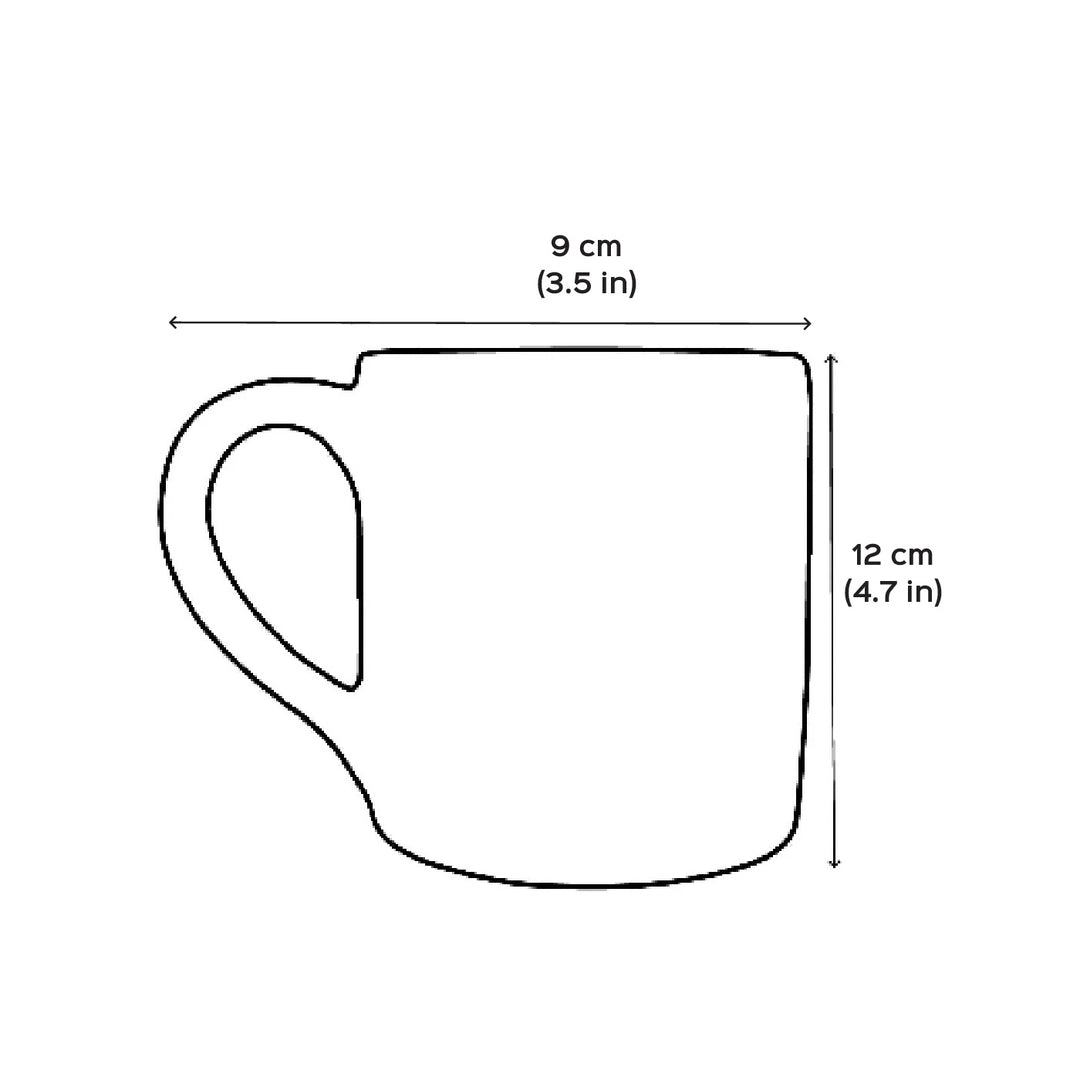 4 Pc | Personalized Hand-Illustrated Ceramic & Enameled Steel Mood Mugs