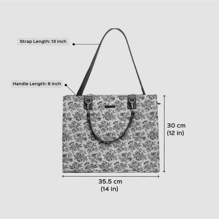 Gathjod Jacquard Structure Tote Bag
