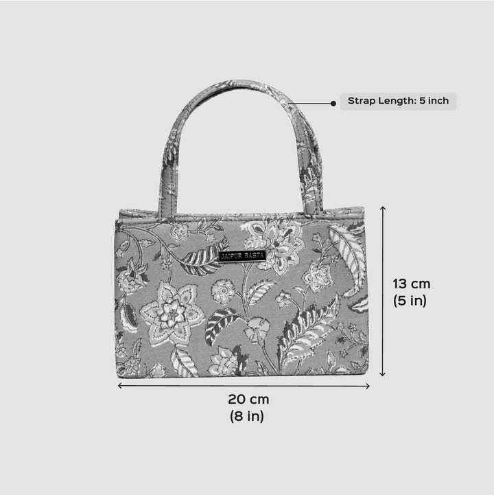 Bageechi Hand Block Printed Selena Mini Bag