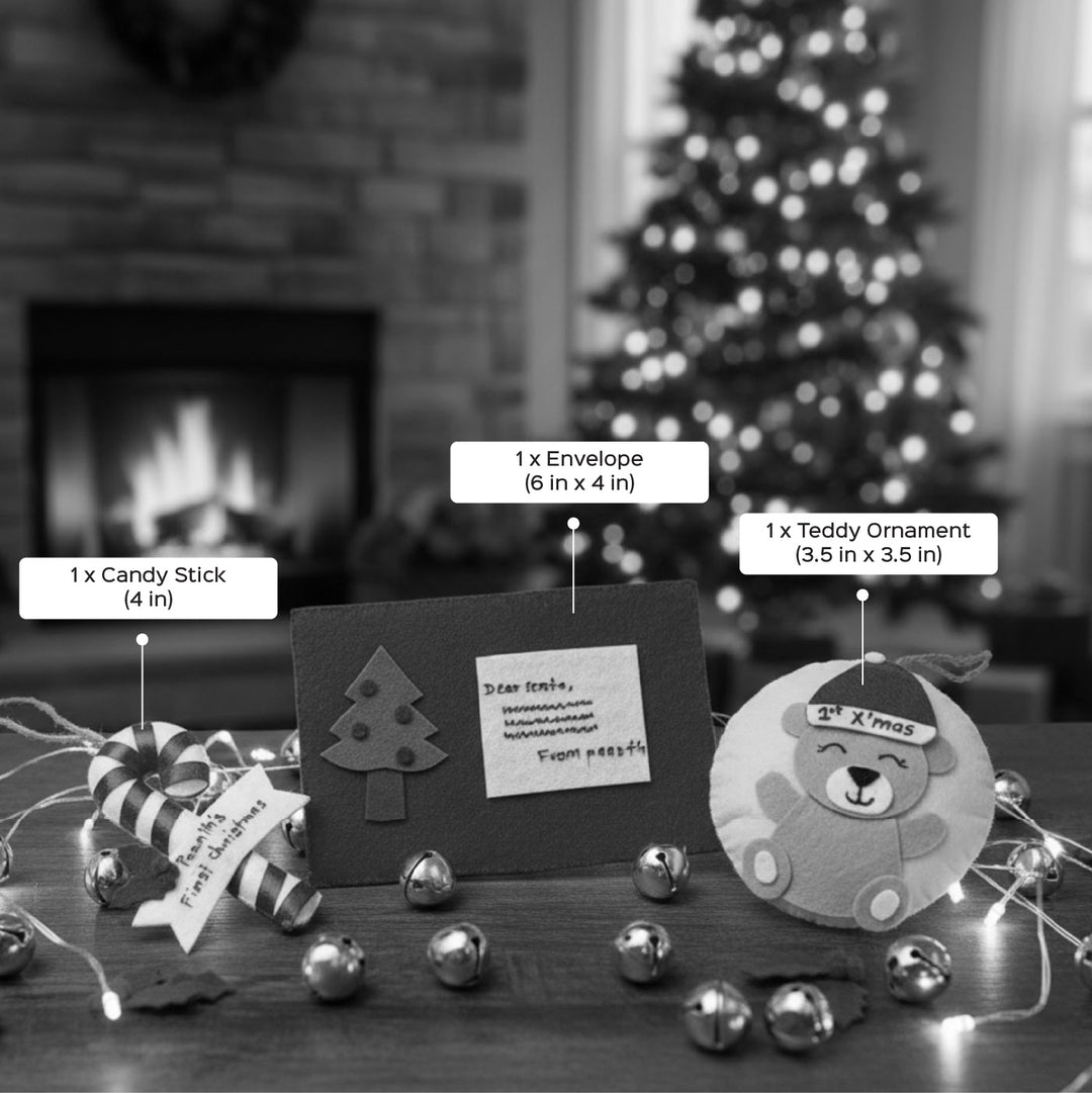 3 Pc | Personlized Kids First Celebrations Hanging Ornaments