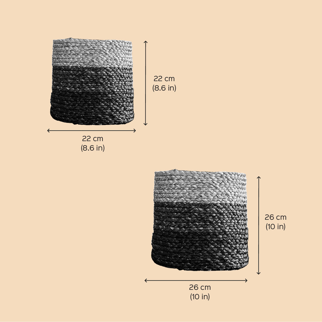Handmade Grass Weaving Minimalist Twisted Texture Sabai Planter Cover