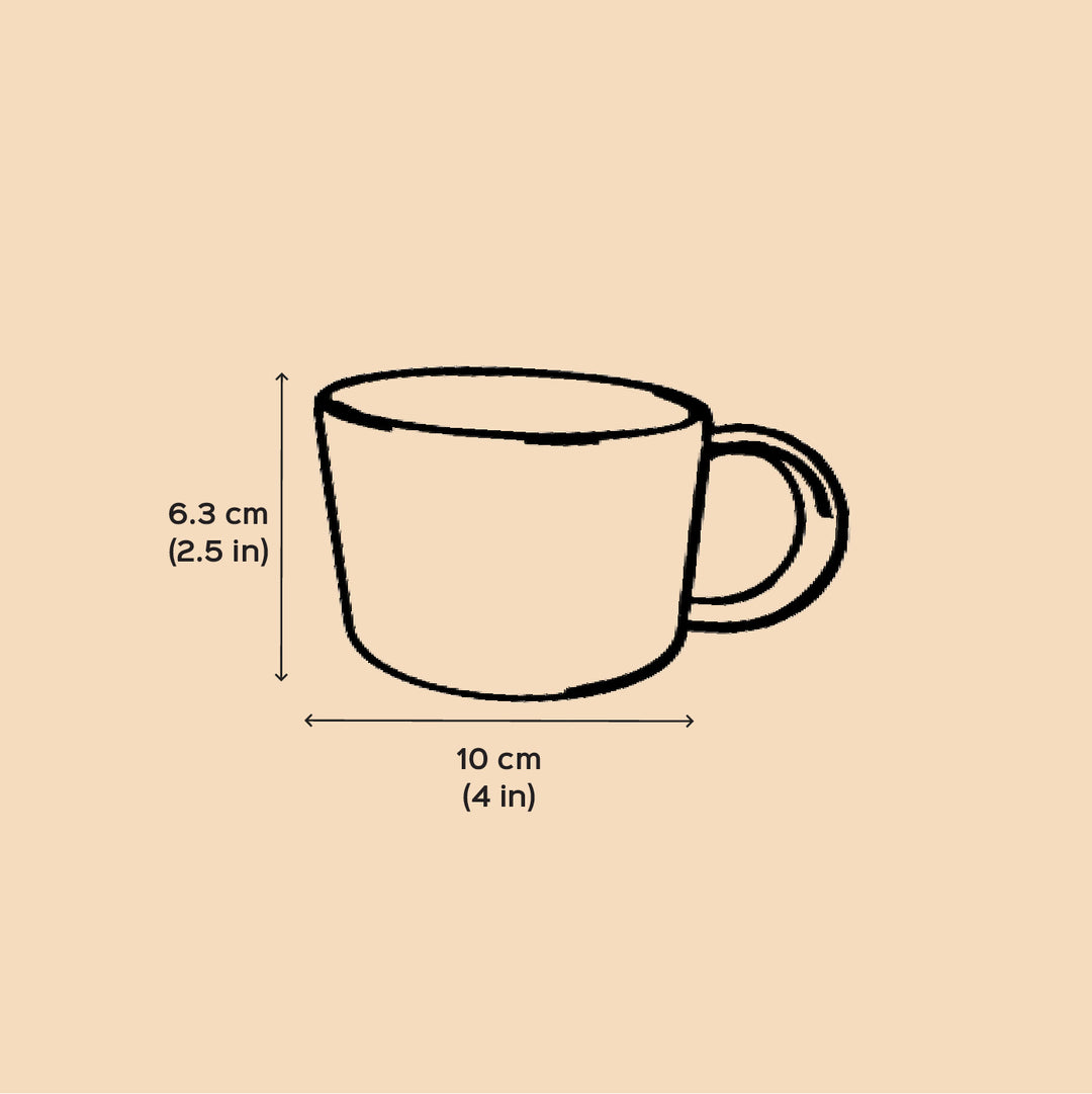 Handmade Bow Me Over Ceramic Mug