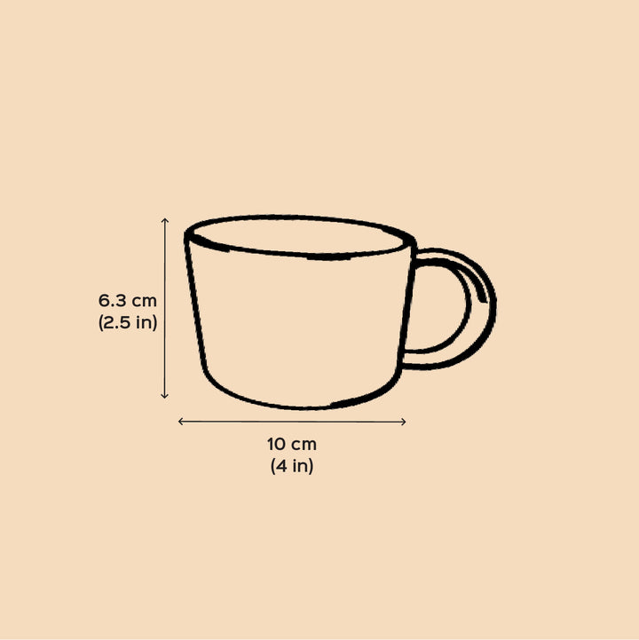 Handmade Bow Me Over Ceramic Mug
