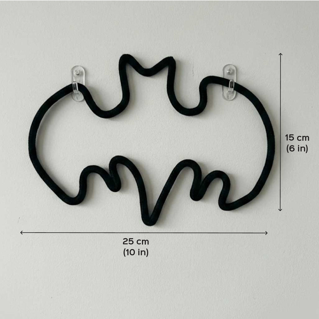 Handmade Knitted Wire Batman Hanging For Kids Room Decoration