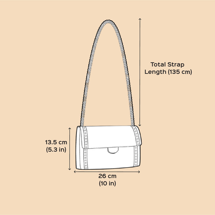 Handmade Embroidered Green Color Sling Bag