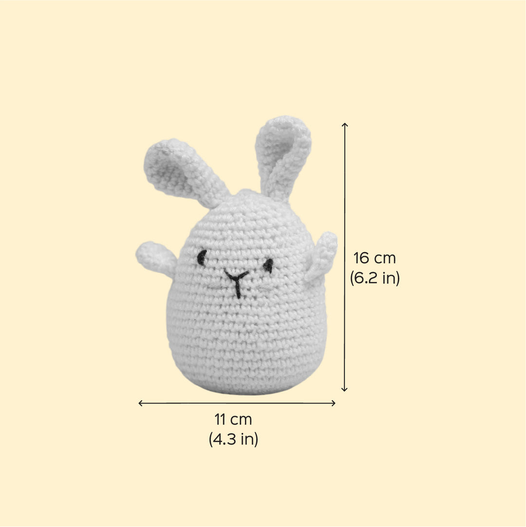 Handmade Crochet Bunny Theme Desk Toy