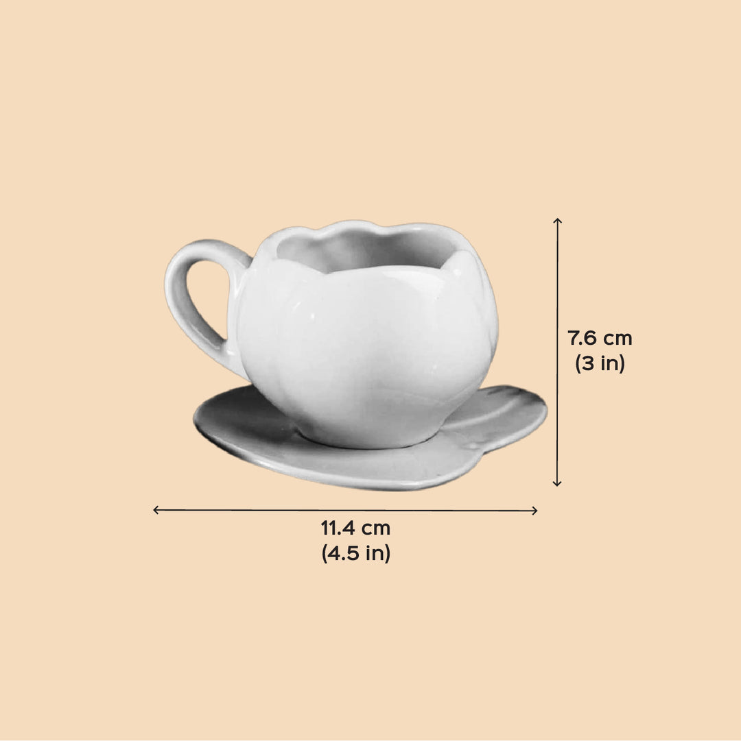 Handmade Gulbahbar Sips Tulip Ceramic Mug
