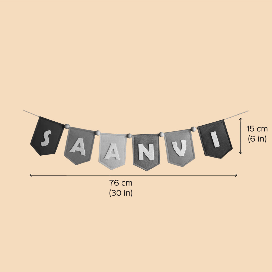 Personalized Handmade Rainbow Theme Felt Bunting