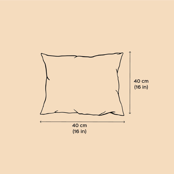 Set Of 2 | Handmade Macrame Stripes Design Cotton Cushion Cover