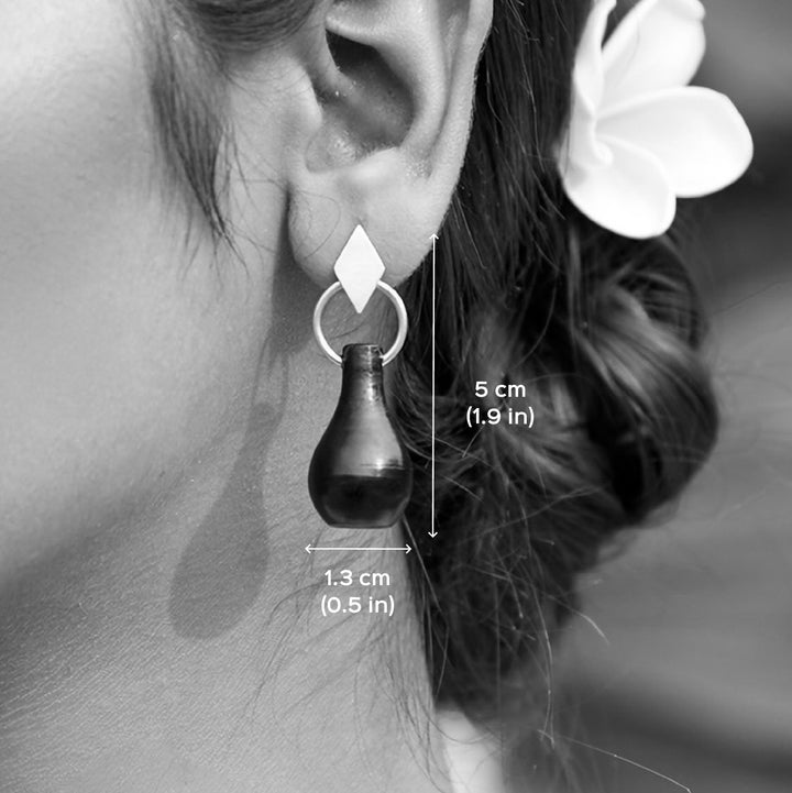 Minimal Handmade Mehrab Pot Design Earrings | 22K Gold And Silver Plated