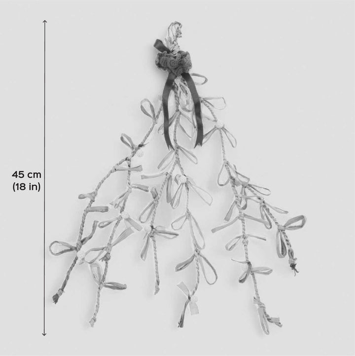 Handmade Banana Rope Mistletoe Hanging Ornaments