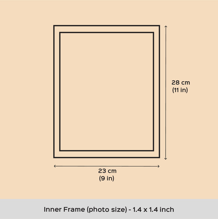 Personalized Large Photo Grid Frame For Couples