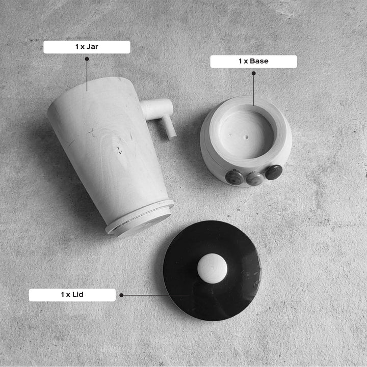 Handcrafted Wooden Mixer Grinder Etikopakka Toy for Kids | 3-6 Years