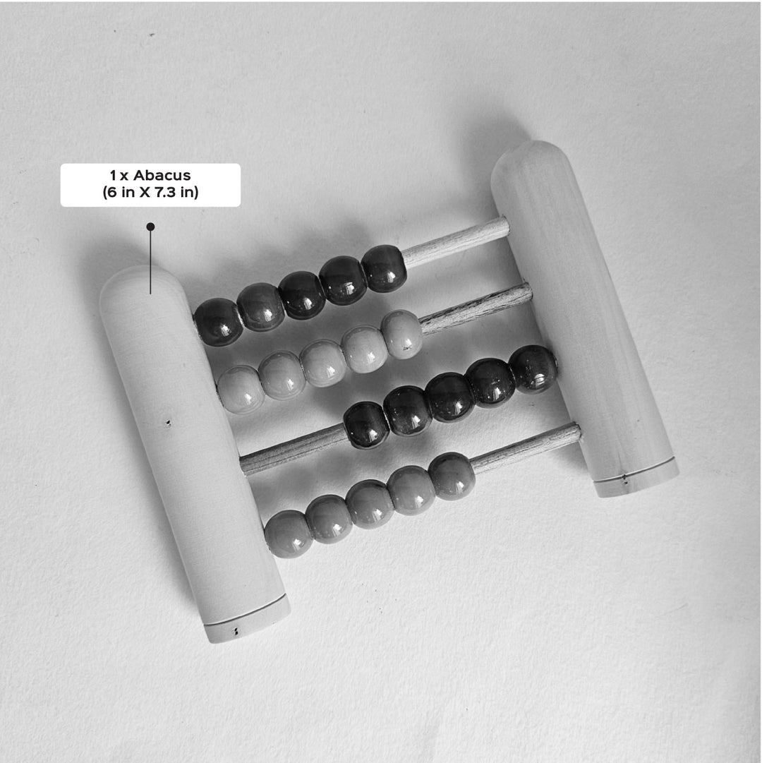 Wooden Early Abacus Handmade Etikopakka Toy | Learning & Motor Skills | 3+ Years