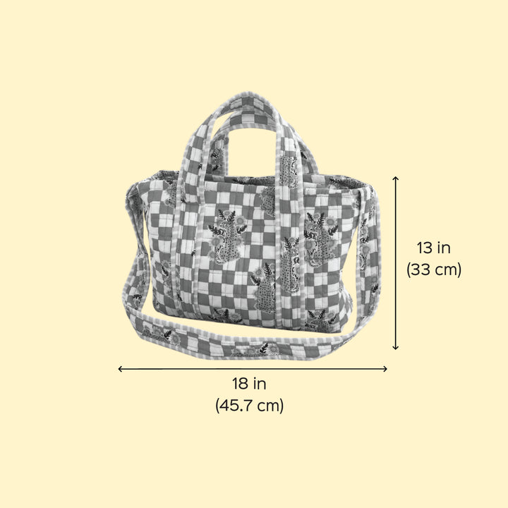 Personalized Pink Cheetah Diaper Bag With Stroller Straps