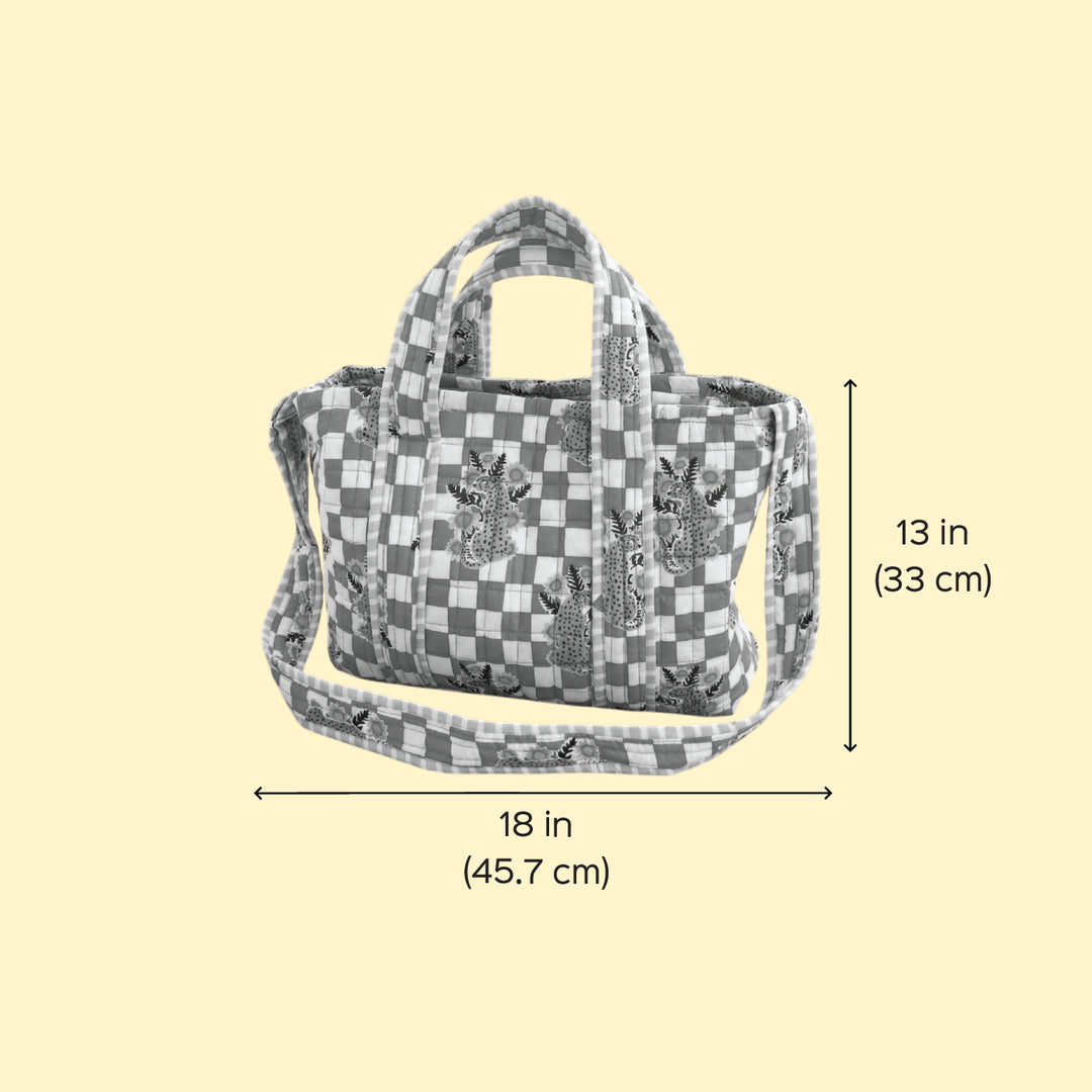 Personalized Blue Cats Diaper Bag With Stroller Straps