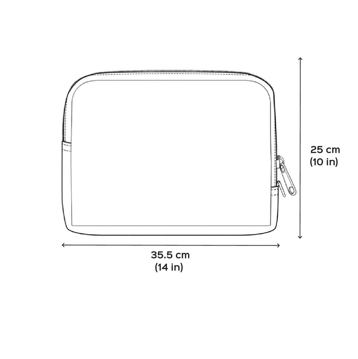 Handmade Sustainable Bubble Gum Stripe Laptop Sleeve