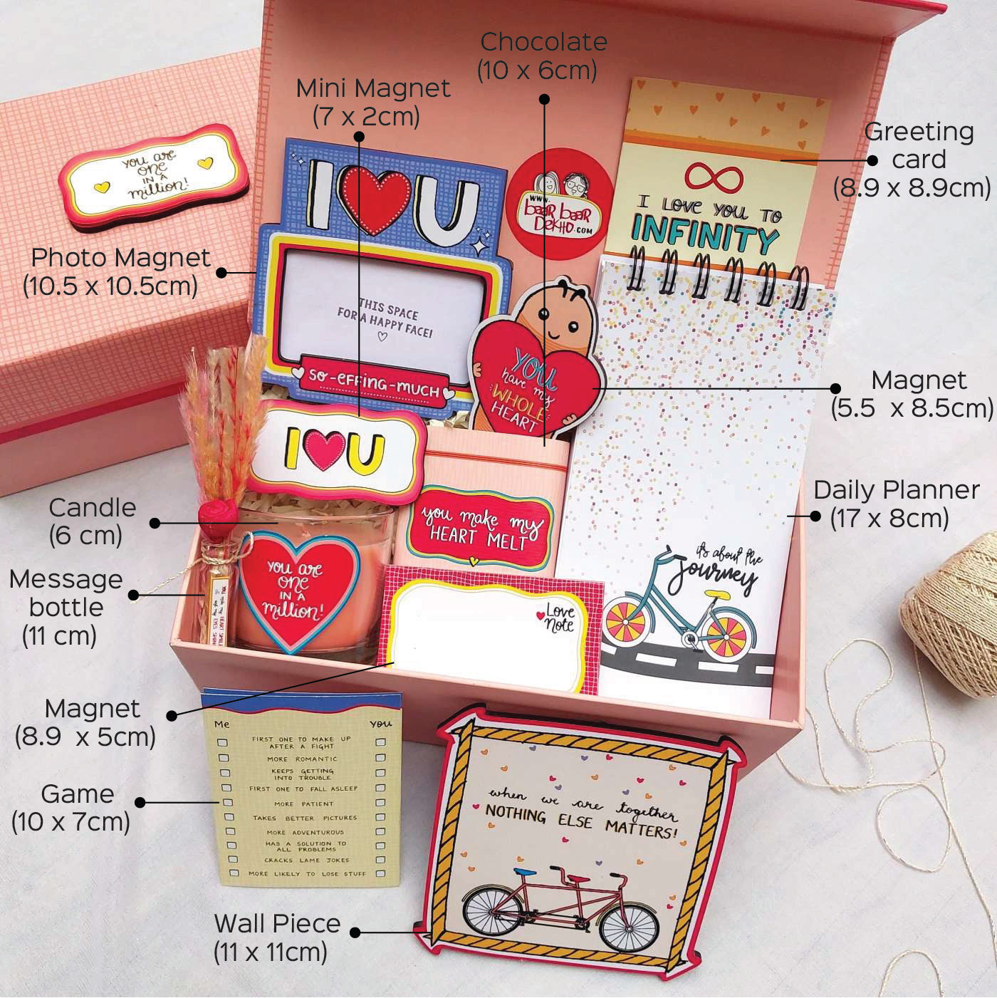 Buy Handmade You Are One In A Million Gift Hamper | Set of 12